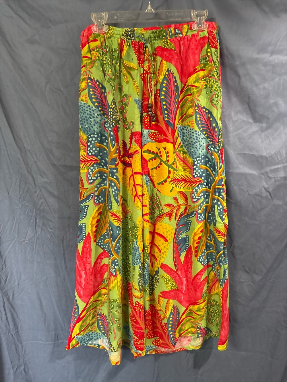 Bright Tropical Print Pants